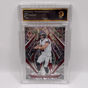 2024 Panini Phoenix - Baker Mayfield #11 Lazer Grade 9 Mint Tampa Bay NFL Card